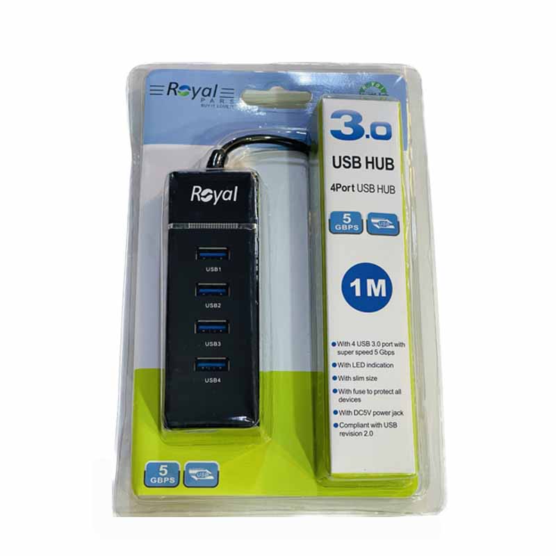 HUB 4 Port USB 3 royal 303