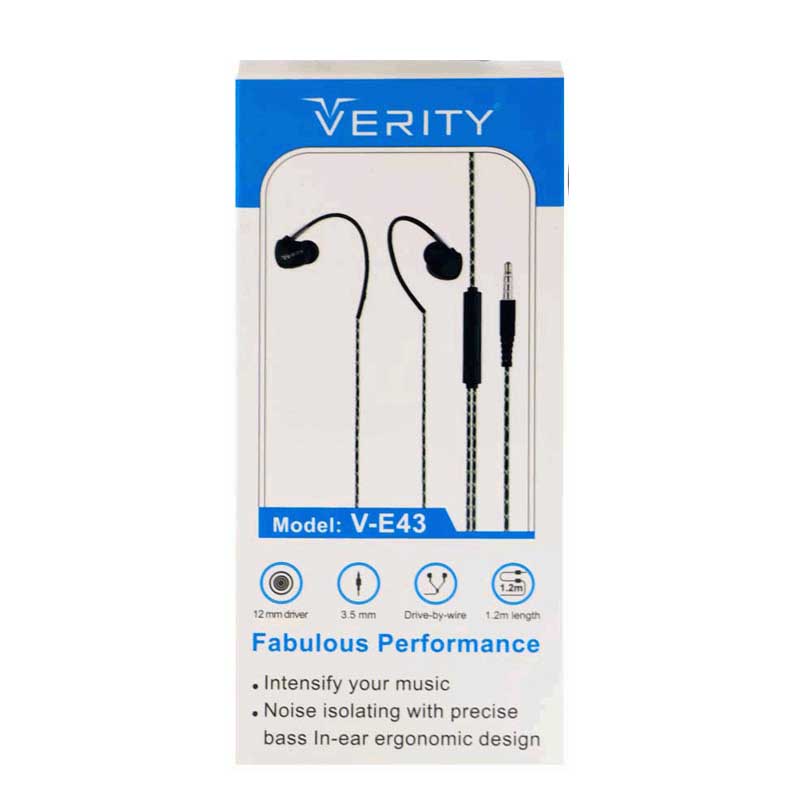 Stereo Headphones VERITY V-E43