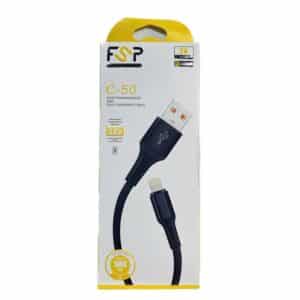 کابل شارژر لایتنینگ FSP مدل c-50